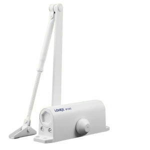 Доводчик LONEX 330, от 50 до 120 кг, Белый, морозостойкий 