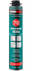 DONEWELL 70 монтажная проф. (всесезонная) 1000 мл. (1/12)