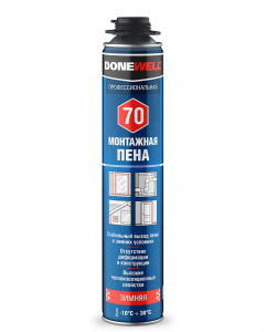 DONEWELL 70 пена монтажная проф. 1000 мл. (1/12) (ЗИМА -10°)