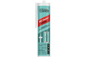 SILA PRO MAX SEALANT герметик силиконовый санитарный белый 280 мл. (1/24)-