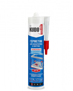 KUDO KSK-200, герметик  для аквариумов и витрин, б/ц 280 мл. (1/12)